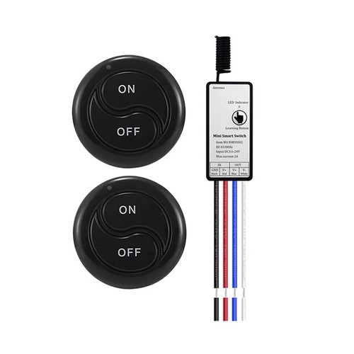 433Mhz DC 3.6V 12V 1CH Relay Wireless RF Remote Control Switch With Transmitter - Picture 37 of 37