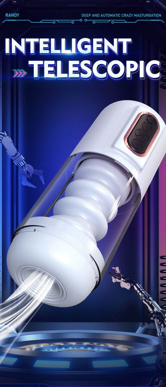 Automatic Male Masturbaters Cup Thrusting Suck Vibrating Stroker Men 