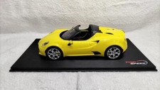 TOP SPEED Minicar 1/18 Alfa Romeo 4C Spider Used