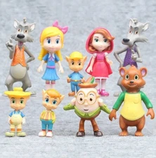 Goldie & Bear Disney Playset 9 Figure Cake Topper  PVC Mini figures