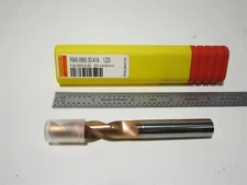 Sandvik 9.8mm 140° SF Carbide Screw Machine Drill Bit TiAIN Coolant Through