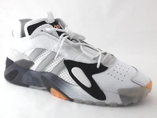 ADIDAS Streetball Basketball Shoes White Leather Black EE4960 Men's US 13/48 NEW