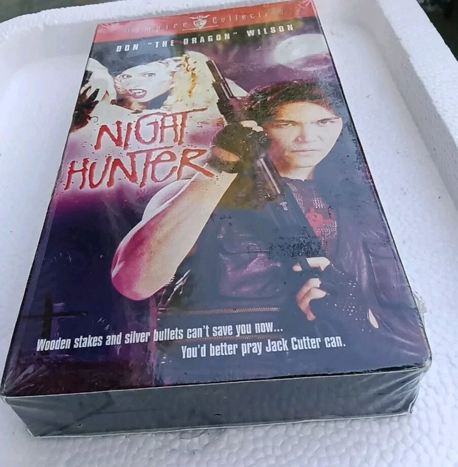 NIGHT HUNTER VHS  Tape SEALED "Don THE Dragon Wilson" RARE HORROR VAMPIRE FILM - Image 4 of 4