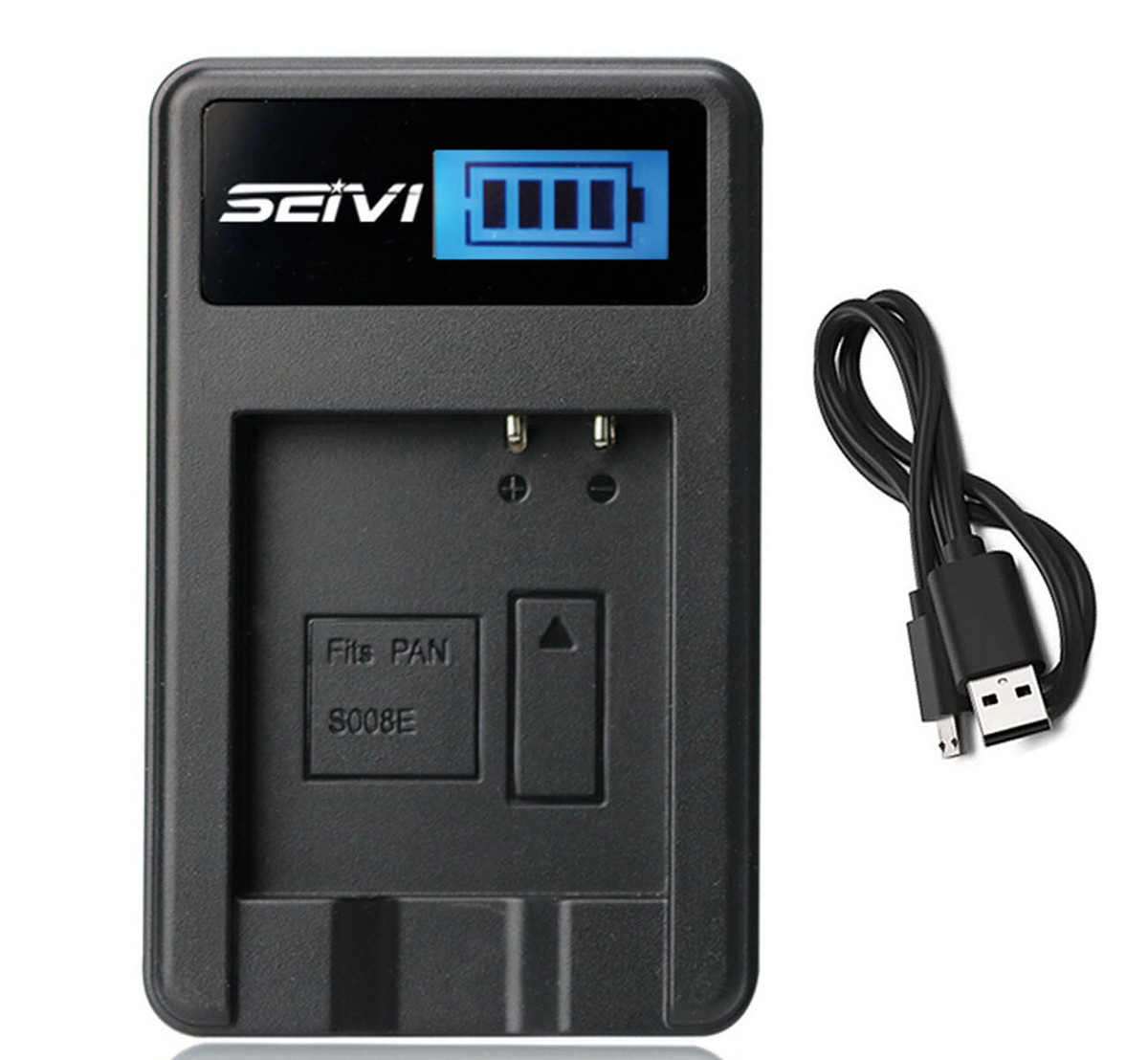 Battery Charger for Panasonic Lumix DMC-FS3, DMC-FS5, DMC