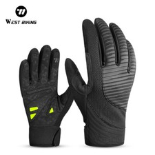 WEST BIKING Winter Gloves Keep Warm Fleece Cycling Gloves Bike Windproof Gloves