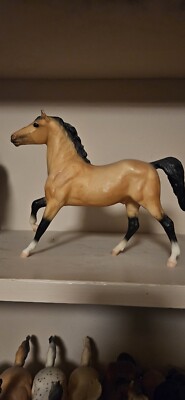 Vintage Breyer Horse Tan with Black Mane & Tail, Black & White Legs 