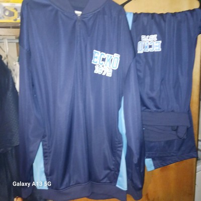 Mens Ecko Unltd Fully Lined Track Suit 2 Piece Jacket And Pants Set  5XB 