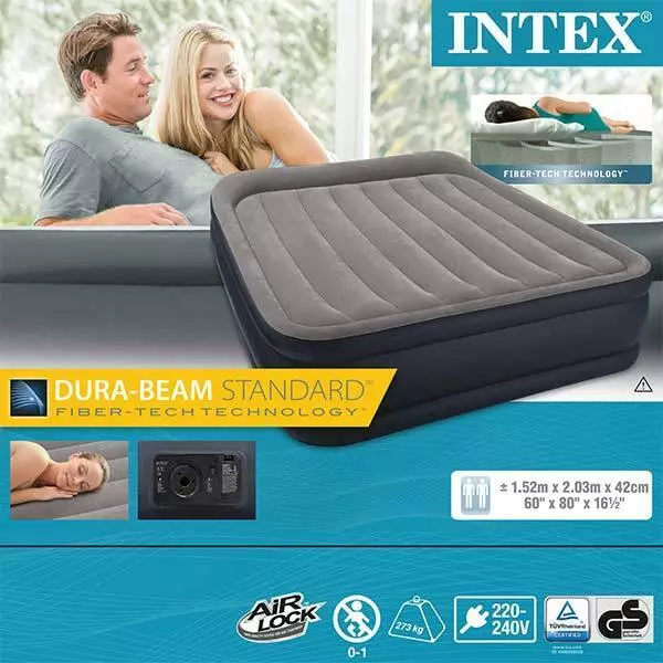 Intex pillow top rest queen