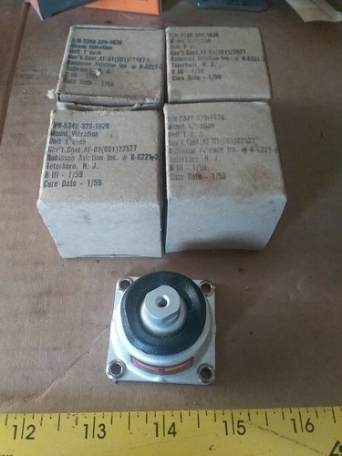 Robinson Aviation Vibration Mount 2 Pound Load . Lot Of 4 Nos 