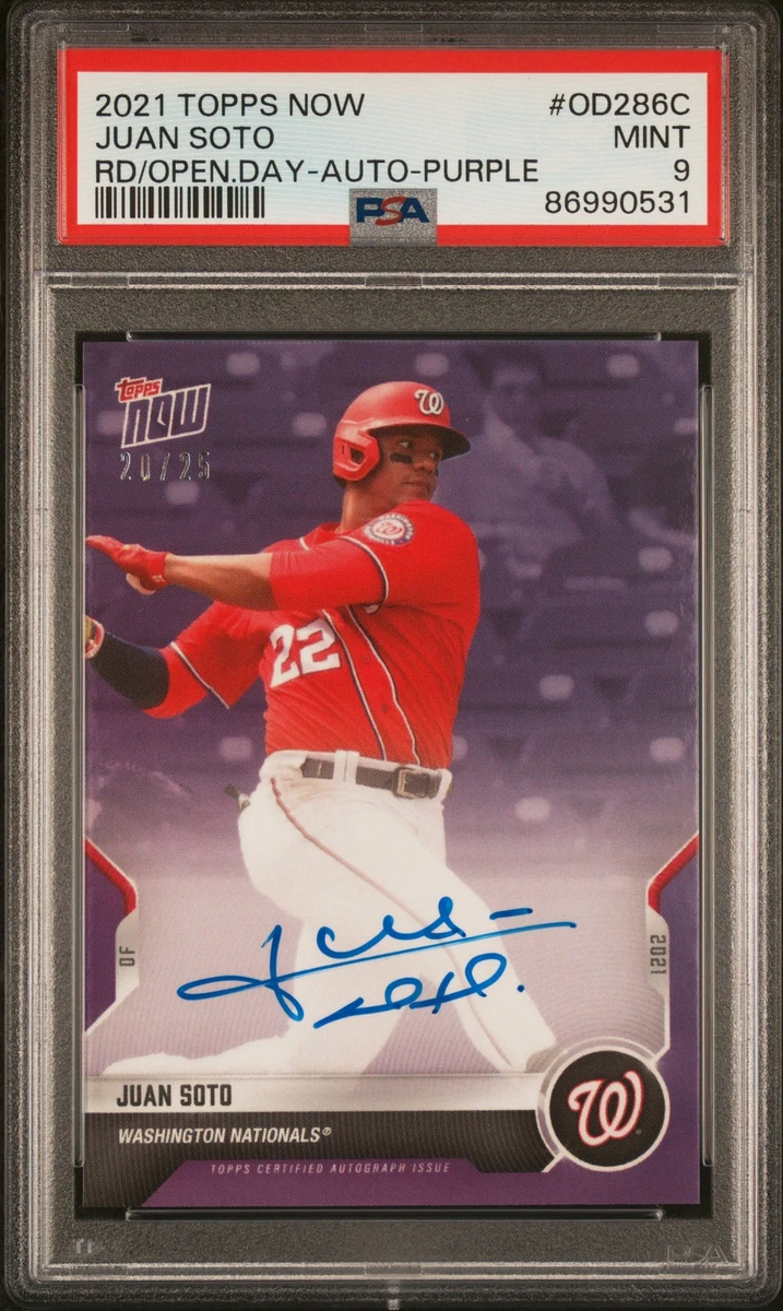 2021 Topps Now Road to Opening Day - Juan Soto #OD-286 for sale | eBay