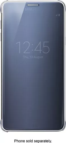 Samsung Clear S-View Flip Cover Case for Samsung Galaxy Note 5, Black Sapphire - Picture 1 of 3