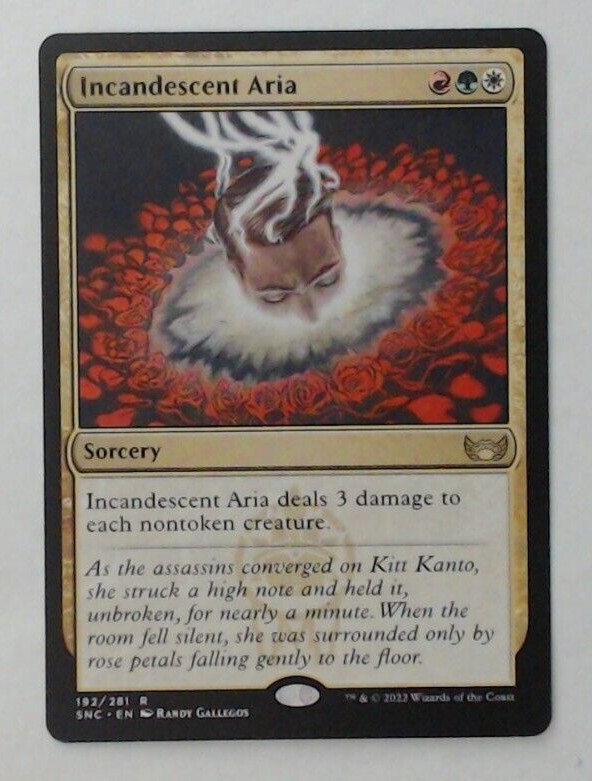 MTG Singles - Incandescent Aria - Streets of New Capenna  display picture 2