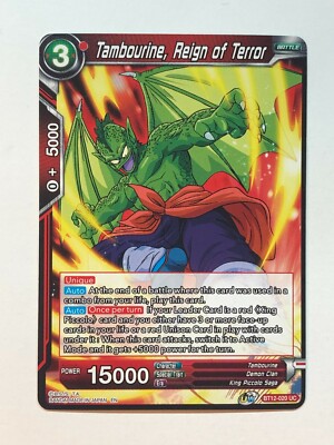 DBS CCG Vicious Rejuvenation Tambourine, Reign of Terror BT12-020 NM/M