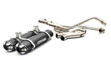 Trinity Racing Black Stage 5 Dual Exhaust System For Kawasaki TERYX 2/4 Seater