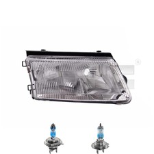 Scheinwerfer links inkl. OSRAM Lampen H7 H4 mit Nebel für VW Passat Variant 3B5