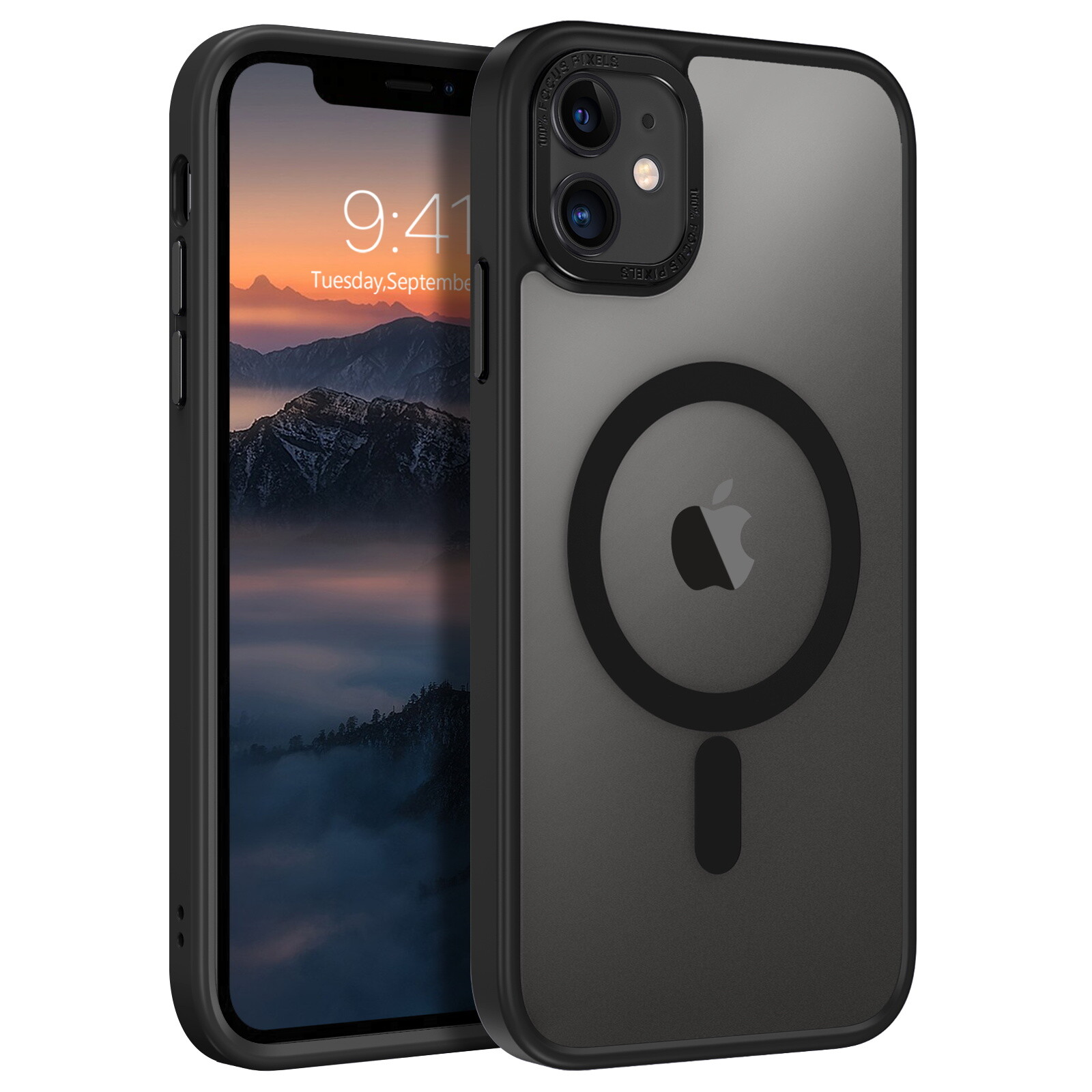 Magsafe Matt Black Iphone 11 Case Black Beam MagSafe Phone Case
