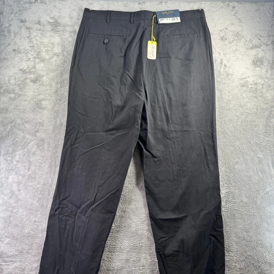 Pantalones de golf/vestido Bobby Jones Players para hombre color negro 38 cintura sin dobladillo Foto 3 de 4