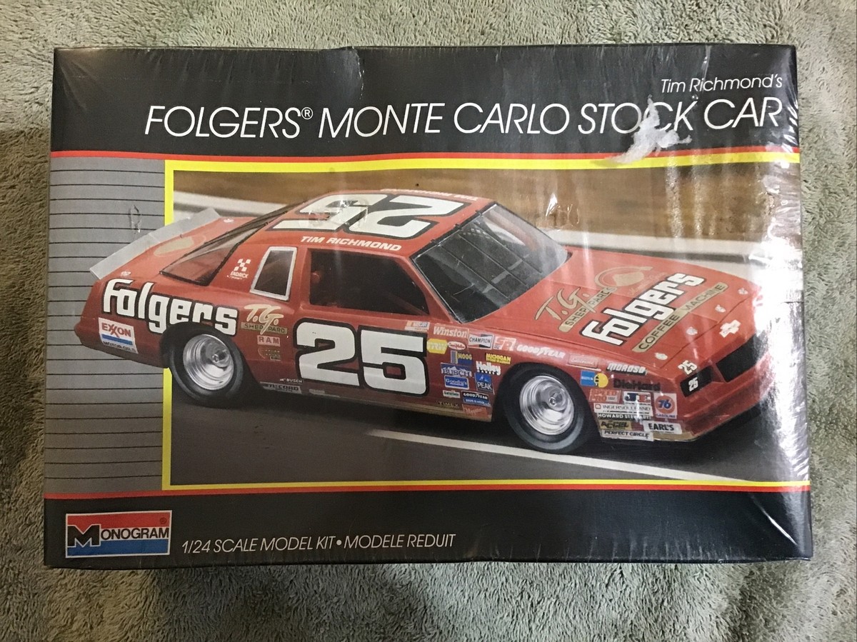 1986 MonoGram TIM RICHMOND #25 Folger Monte Carlo Fastback Model