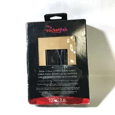 Rocketfish 12 FT SVGA 3.5mm  Stereo Audion Cable - 3.6m