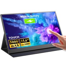 Tragbarer Monitor Touchscreen 15,6 Zoll 1920x1080 Tragbarer IPS Bildschirm