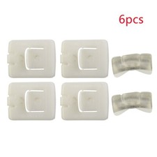 6Pcs Seat Rail Runner Slider Guide ClipS Glide Piece For MK1 MK2 MK3 Golf Corrad
