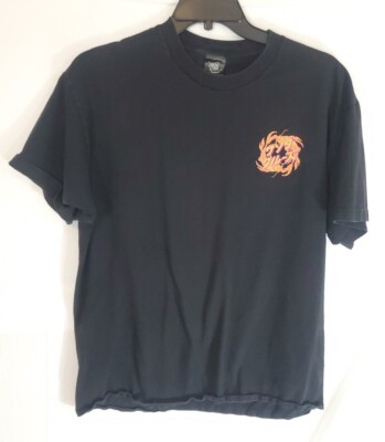 Santa Cruz Skateboards Men's Black XL Short Sleeve Shirt Asian