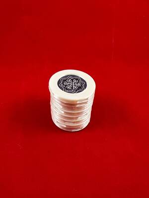 Chaos Bag Token Capsules - Snow Tokens compatible with Arkham Horror LCG