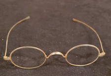 VINTAGE Glasses wire rim glasses Steam punk 1002 storage 