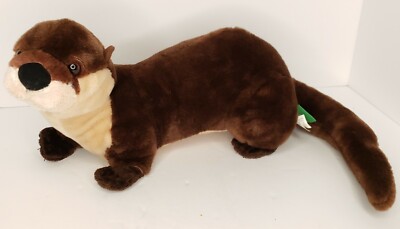 River Otter Plush Wild Republic Stuffed K&M International 15'' Animal