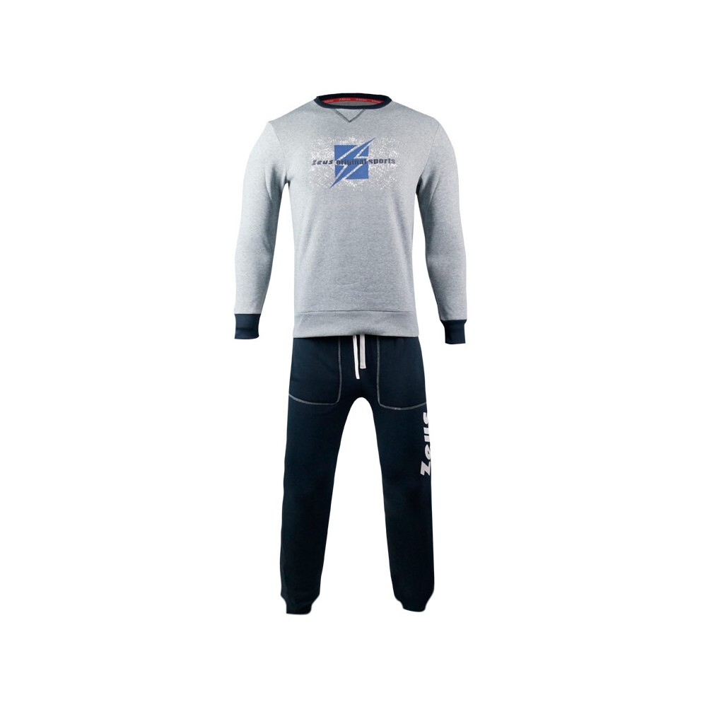 Set Performance Spyder Tuta Uomo 2 Pezzi - Felpa Con Zip E Pantaloni Jogger Sportivi Tuta Felpata Uomo - Foto 3