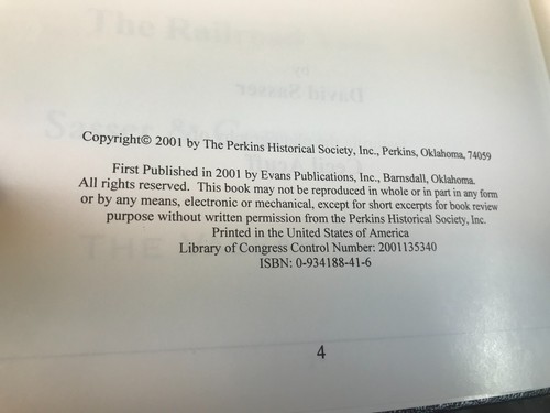 Perkins Oklahoma, 20th Century History A PLACE TO CALL HOME David Sasser 2001 OK - Picture 3 of 9