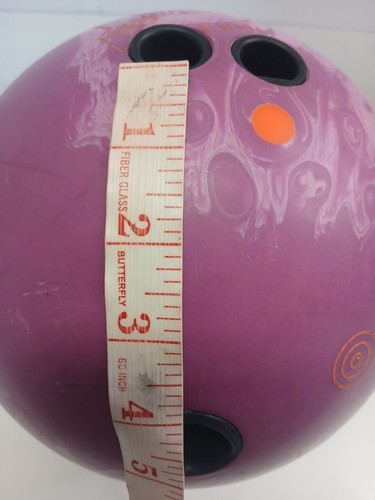 Ebonite DESTINY Pink Bowling Ball 15lbs 4oz Drilled - Picture 11 of 14