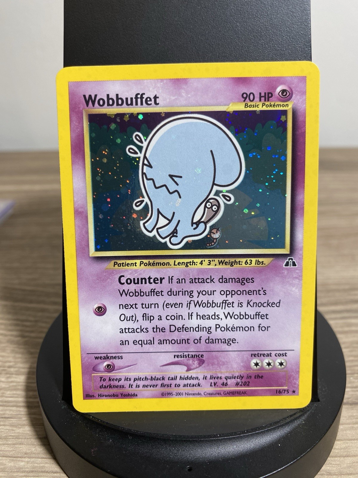 Wobbuffet 16/75 Neo Discovery Holo NM+