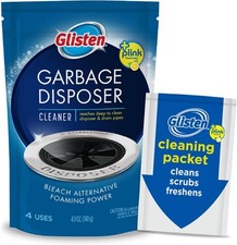 Glisten Garbage Disposer Cleaner and Freshener, Sink Disposal Odor Eliminator wi