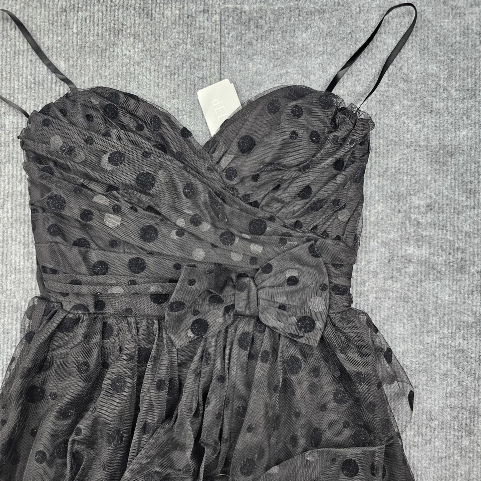 Vestido Delias Vintage Años 90 Para Mujer 7/8 Flock Tul Fiesta Capricho Oscuro Sin Stock Foto 2 de 4