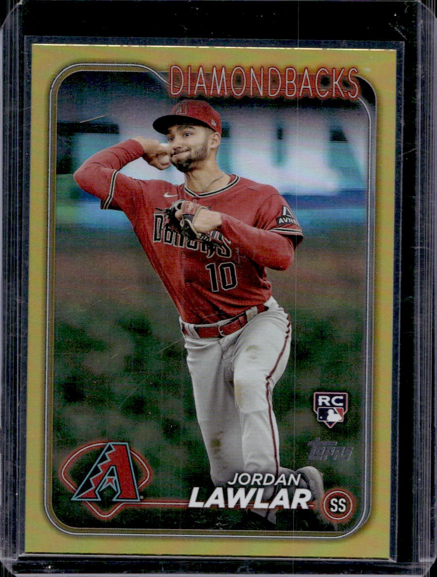 Jordan Lawlar 2024 Topps #451 Rookie Gold Foil
