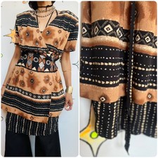 Vintage 90s Western Boho Fairy Grunge Cottage Core Pirate Witchy Dress M/L