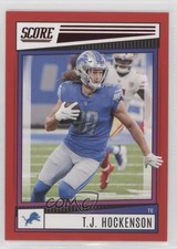 2022 Score Red TJ Hockenson #85 0o2b