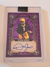 2023 Wild Card 5 Card Draw Purple Wildcard Desjuan Johnson 2/4 SSP 