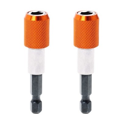 2 Pieces Quick Change Bit Holder Magnetic 1/4'' Hex Shank Drill Bit Extension ...