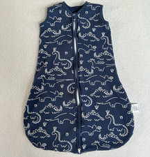 Yoofoss Dinosaur Baby Sleep Sack Size S 0-6 Months 100 Cotton 2-way Zipper.