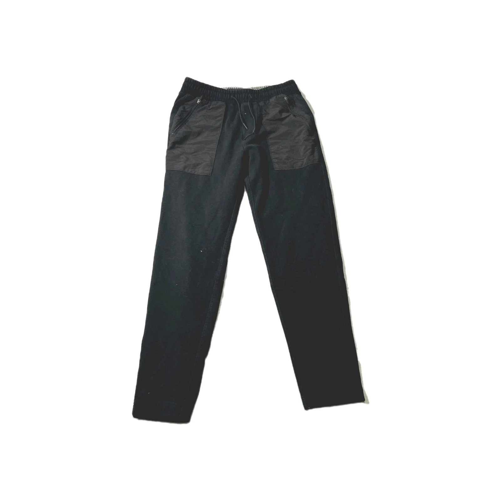 Abercrombie & Fitch Jogger Pants Mens XS Black Drawstring Waist Slim Tapered