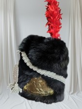 Napoleonic French Imperial Scots Guard Military Shako Hat in all sizes