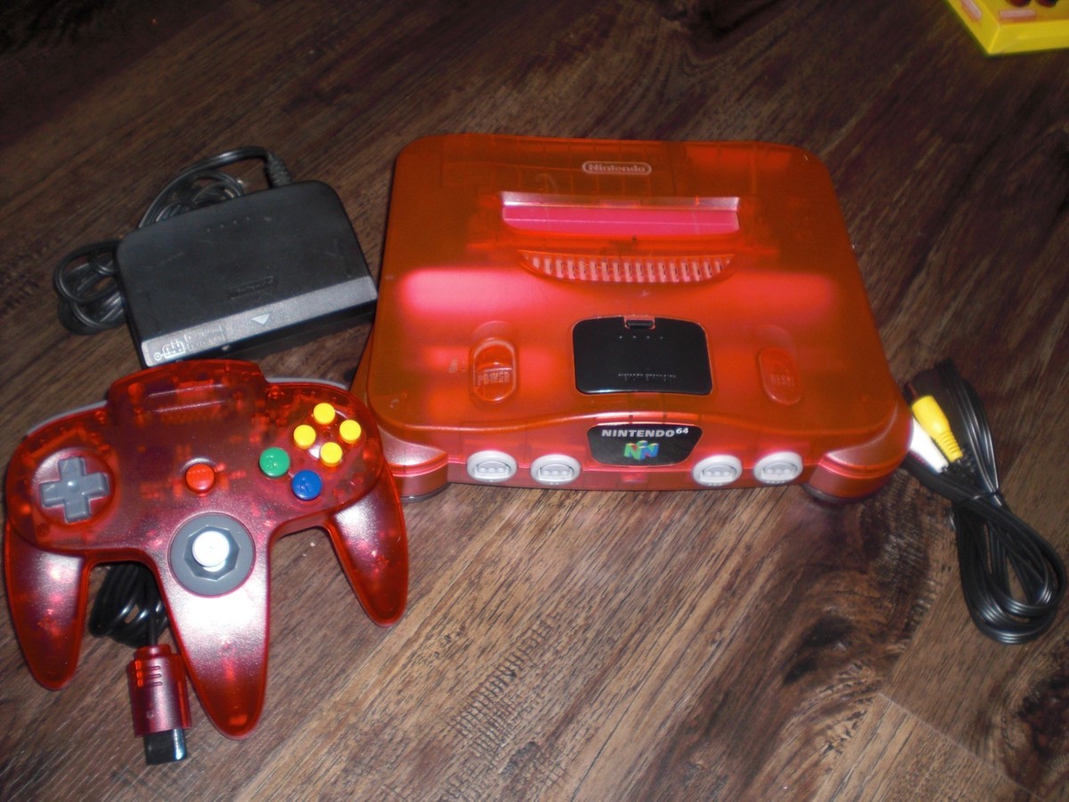 Nintendo 64 Funtastic Watermelon RED N64 Console System Controller