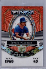 Bobby Valentine 2025 Leaf Optichrome Baseball 1/1 Pre Production Proof