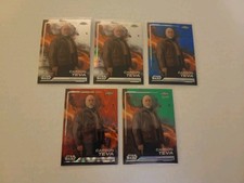 2024 Topps Chrome Star Wars #36 Carson Teva Rainbow,red wave, blue pulsar, green
