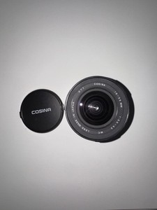 The item in your hand is a Cosina 19-35mm f/3.5-4.5 MC zoom lens