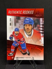 Joel Teasdale 2023-24 Upper Deck SP Game Used Authentic Rookies #269 Red /224
