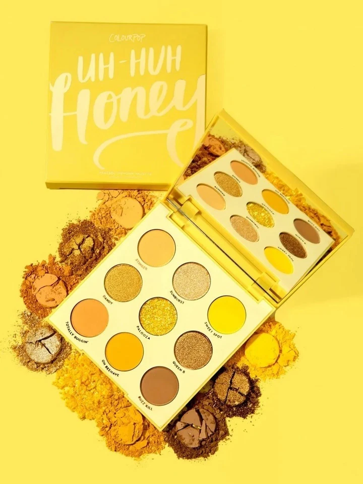 Colourpop UH-HUH HONEY 9 Pan Pressed Powder Eyeshadow Palette 0.03 oz NEW IN BOX - Image 3 of 4