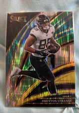 2025 Select Club Level Brenton Strange #230 Black & Gold Shock Prizm Jaguars